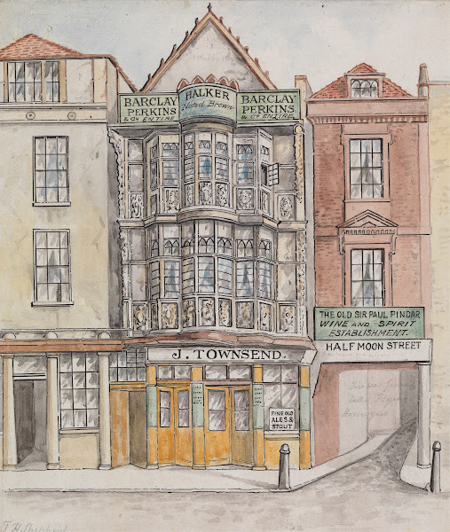Sir Paul Pindars House Bishopsgate Street 1856