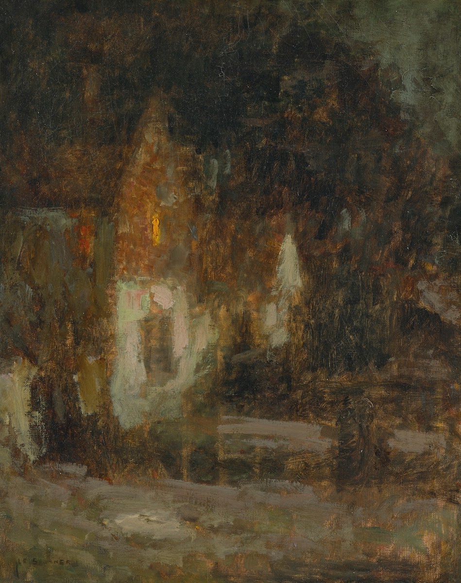 Maison au clair de lune circa 1902