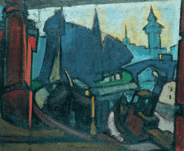 Kanal Bei DäMmerung Berlin 1925