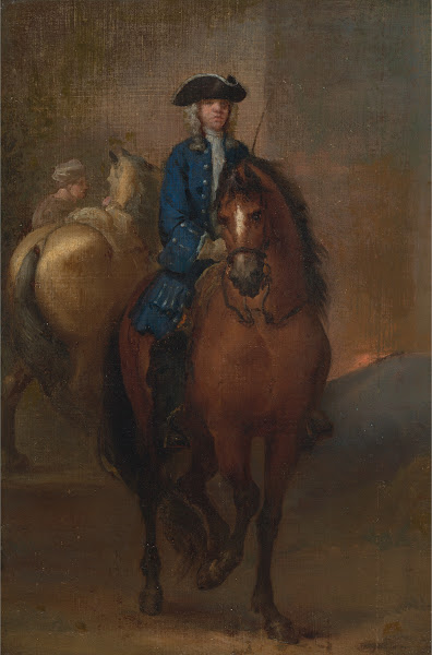 A Young Gentleman Riding a Schooled Horse 1728  1729