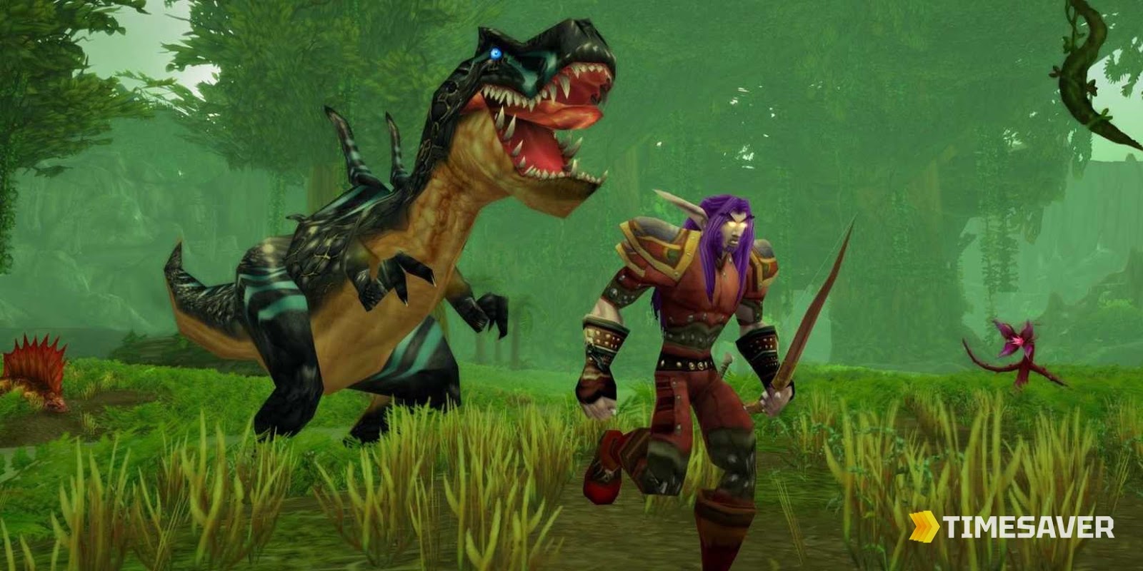 WoW Season of Discovery character on an epic ground mount
