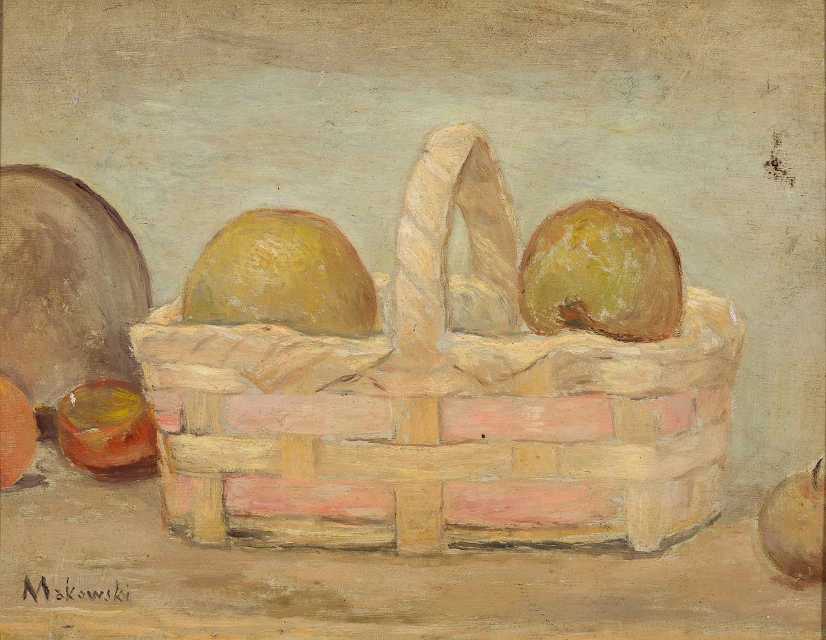 Apples in a basket 1920