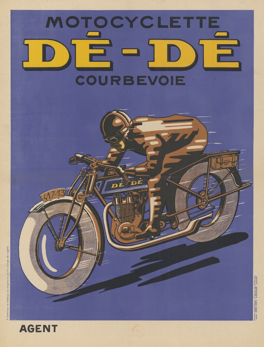 Motocyclette Dé Dé Courbevoie 1927