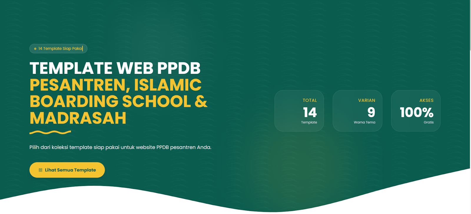 Katalog Website PPDB Pesantren Smart Digital