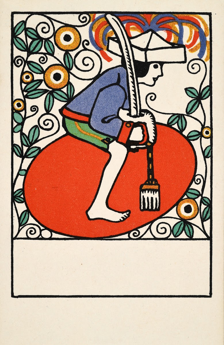Postkarte der Wiener Werkstätte Nr 151 Osterkarte 1908