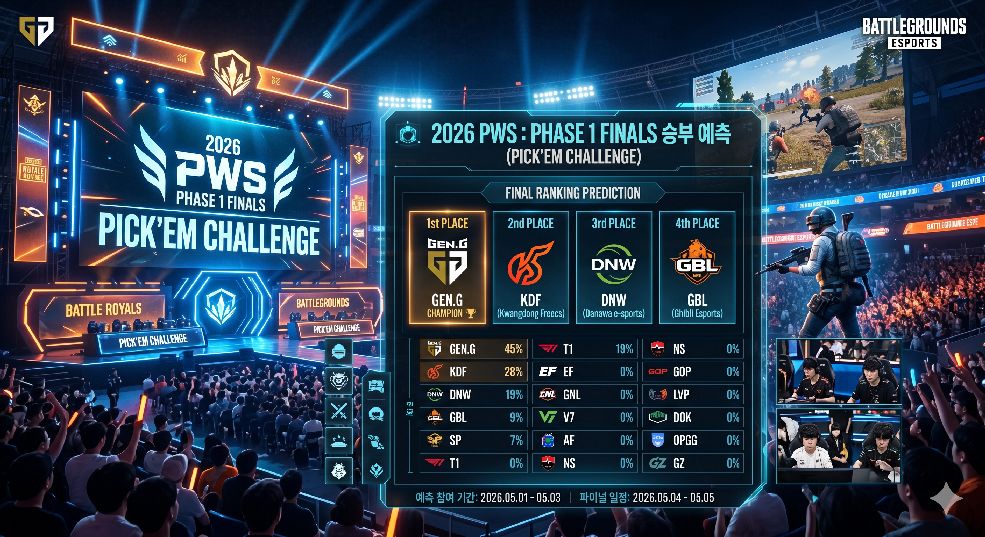 2026 PWS Phase 1 Finals