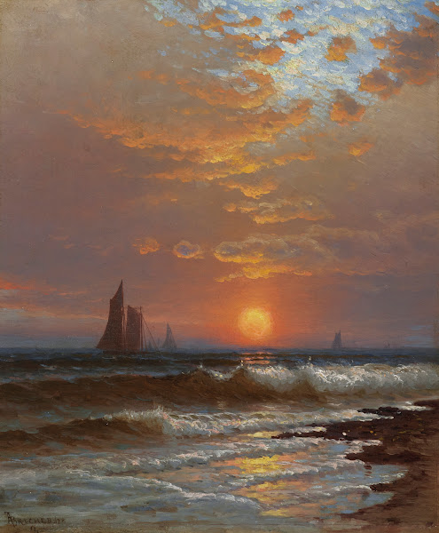 Sailboats at Sunset