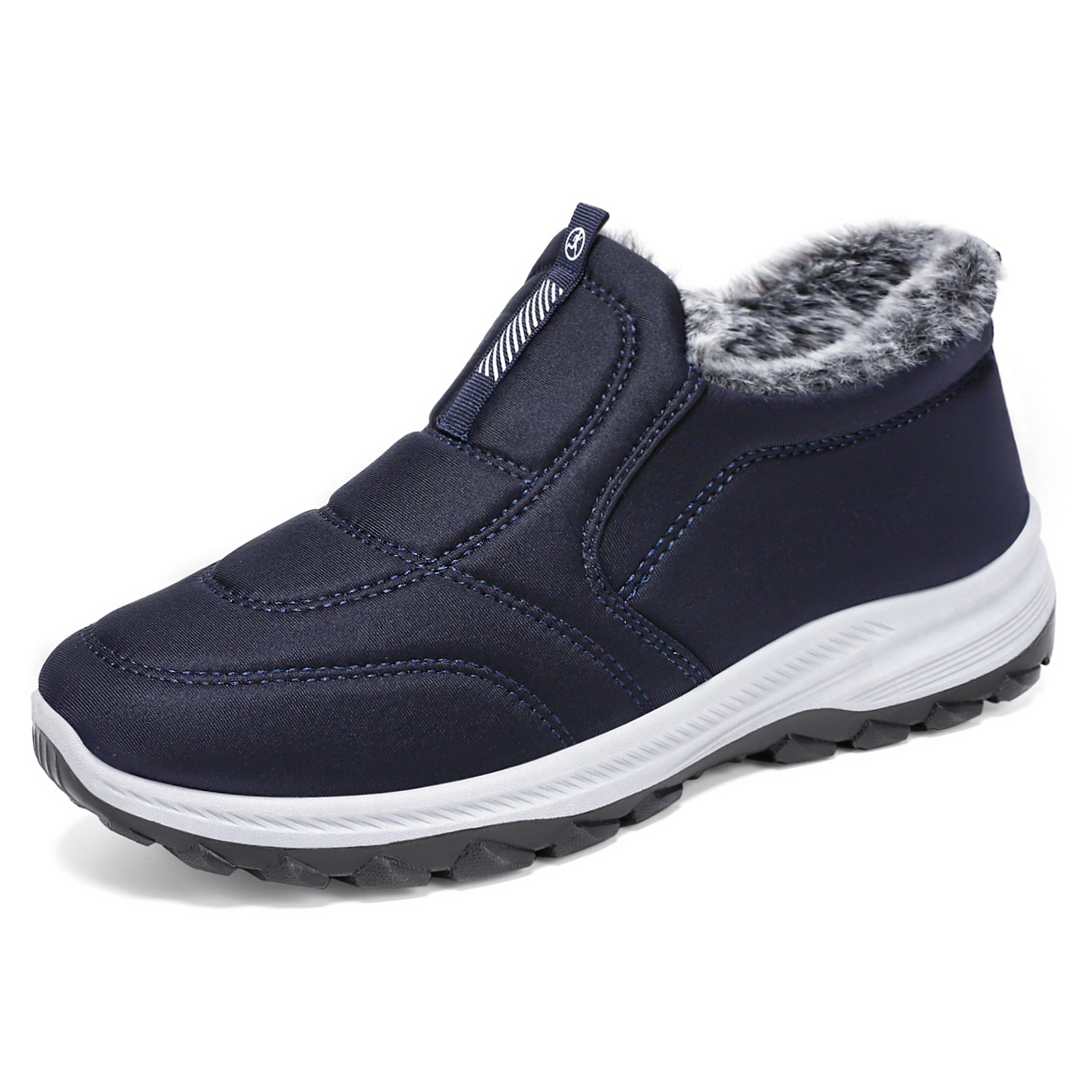 Gefütterte Herren-Winterstiefel, warm und bequem
