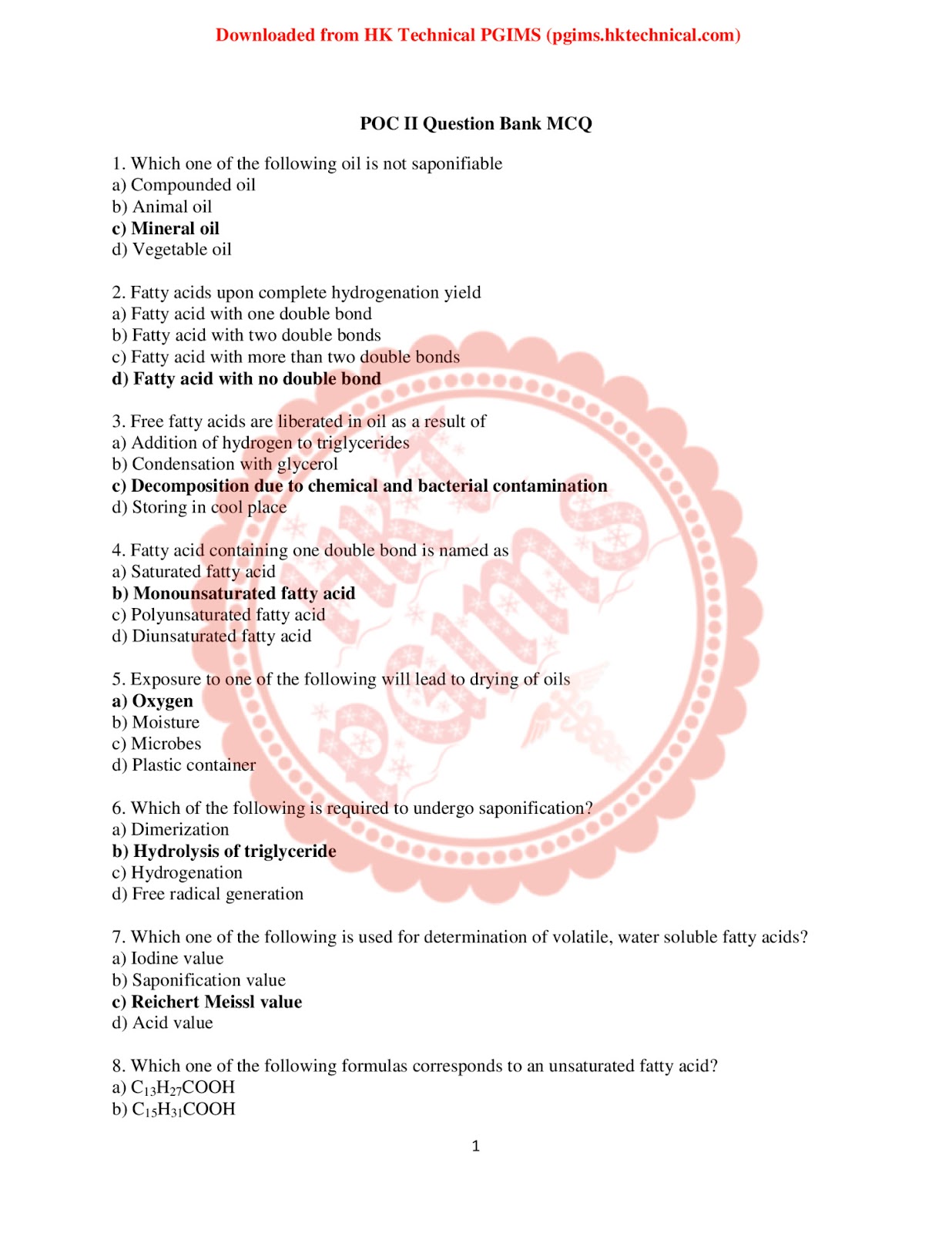 Pharmaceutical Organic Chemistry 2 Question Bank 3rd Semester B.Pharmacy Previous Year's Question Paper,BP301T Pharmaceutical Organic Chemistry II,BPharmacy,Previous Year's Question Papers,BPharm 3rd Semester,