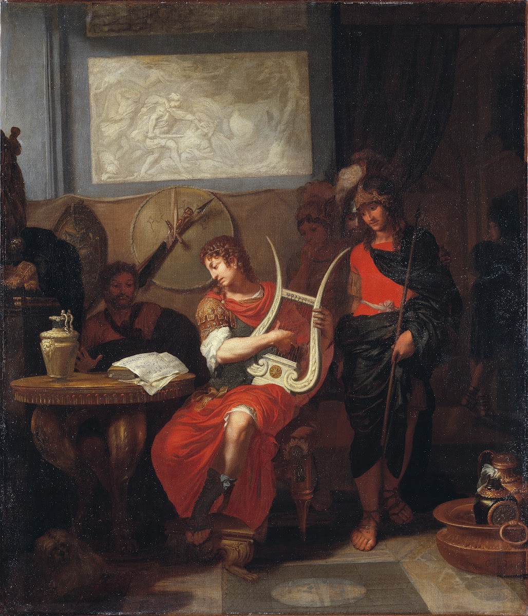 Achilles Playing the Lyre before Patrocles circa 1675 and circa