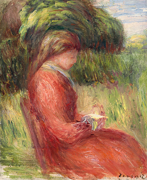 Jeune femme assise circa 1905