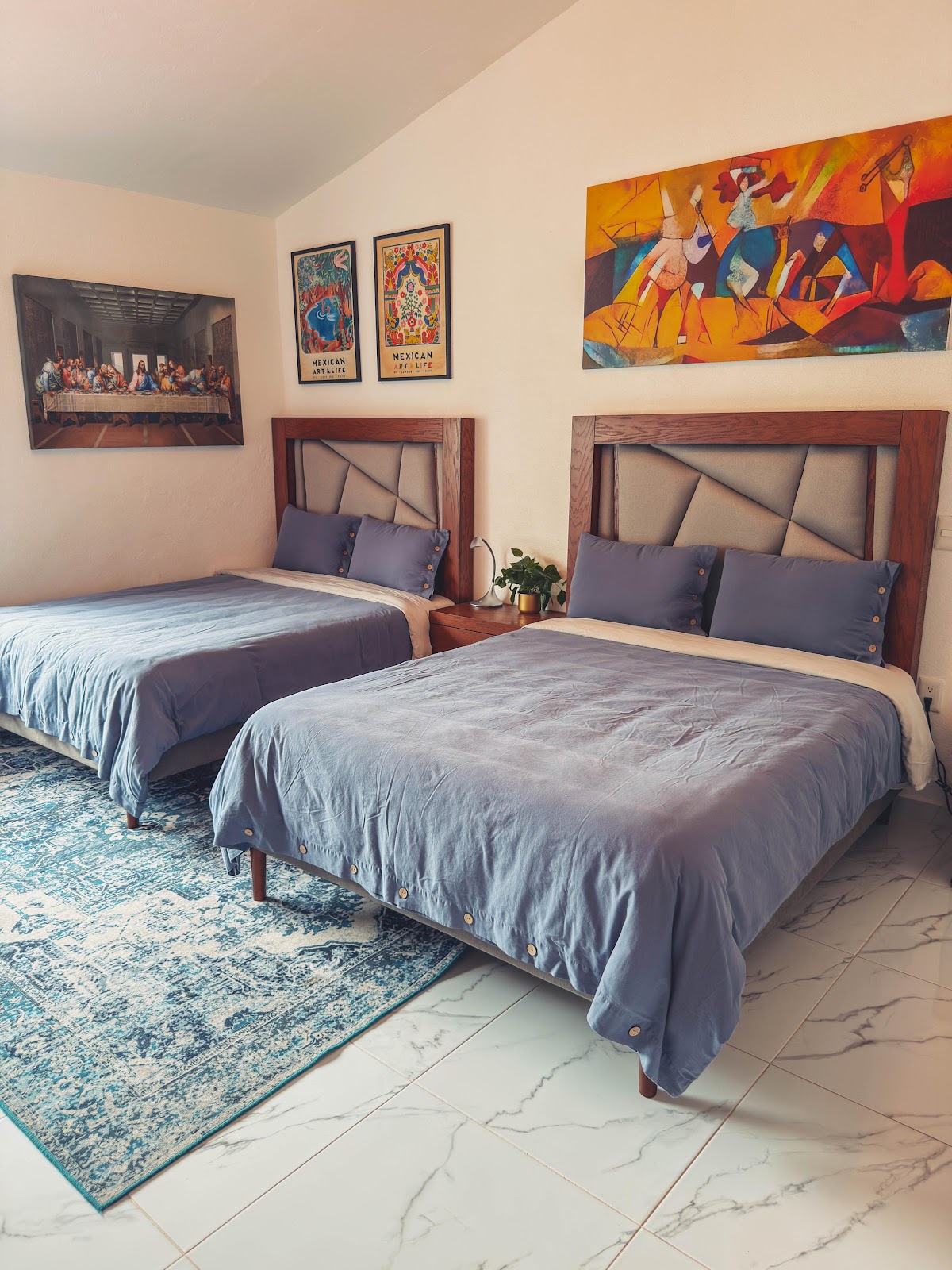 Master Suite 3 at Villa Luna with walk-in closet and private patio jacuzzi