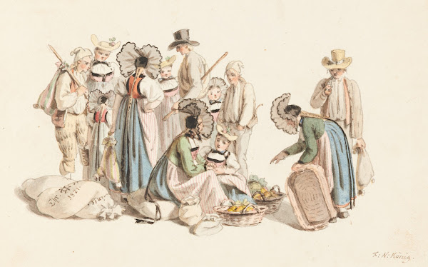 Apfelmarkt in Bern 1821