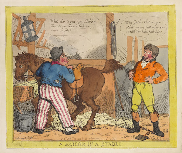A sailor in a stable 1804