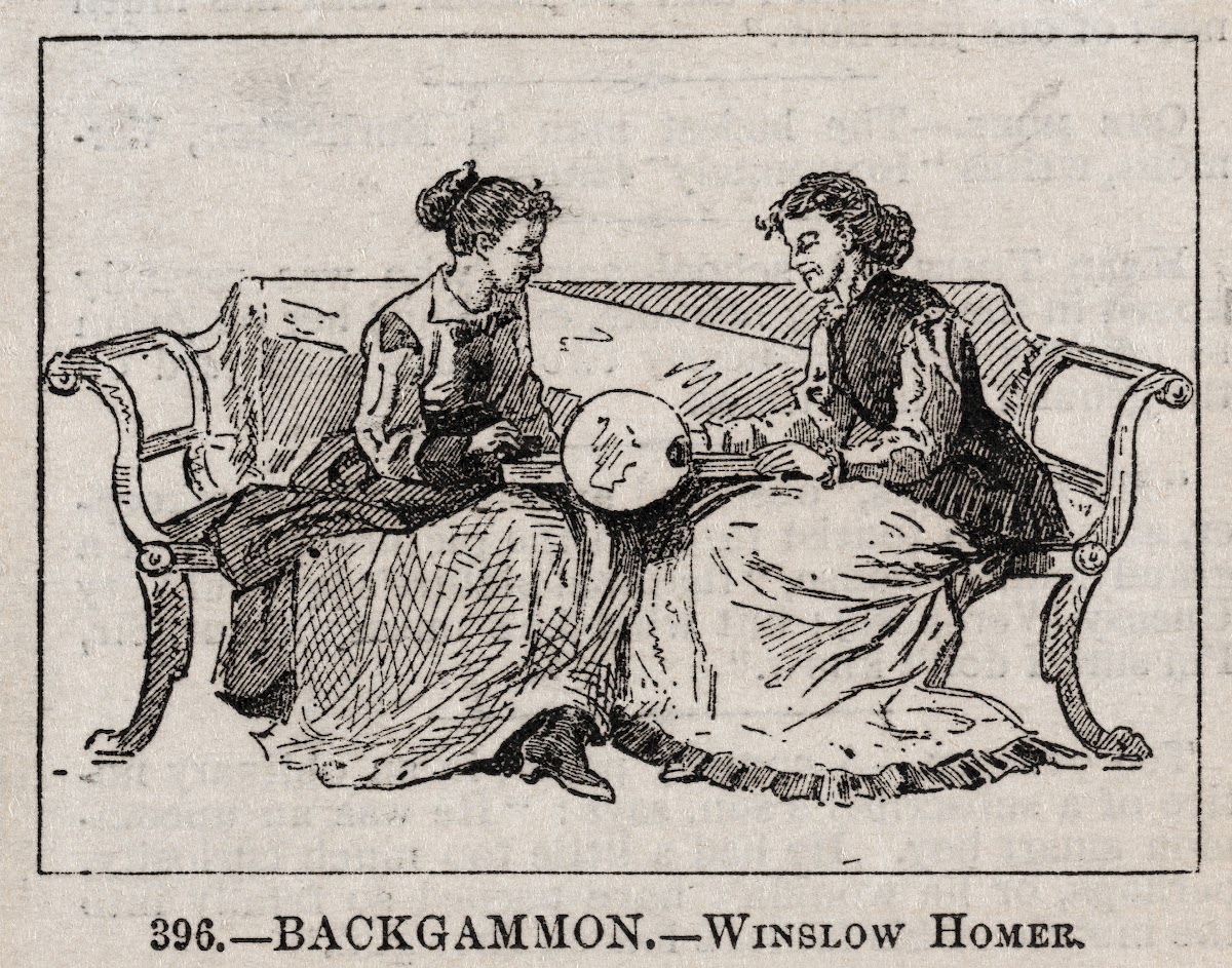 Backgammon c 1877
