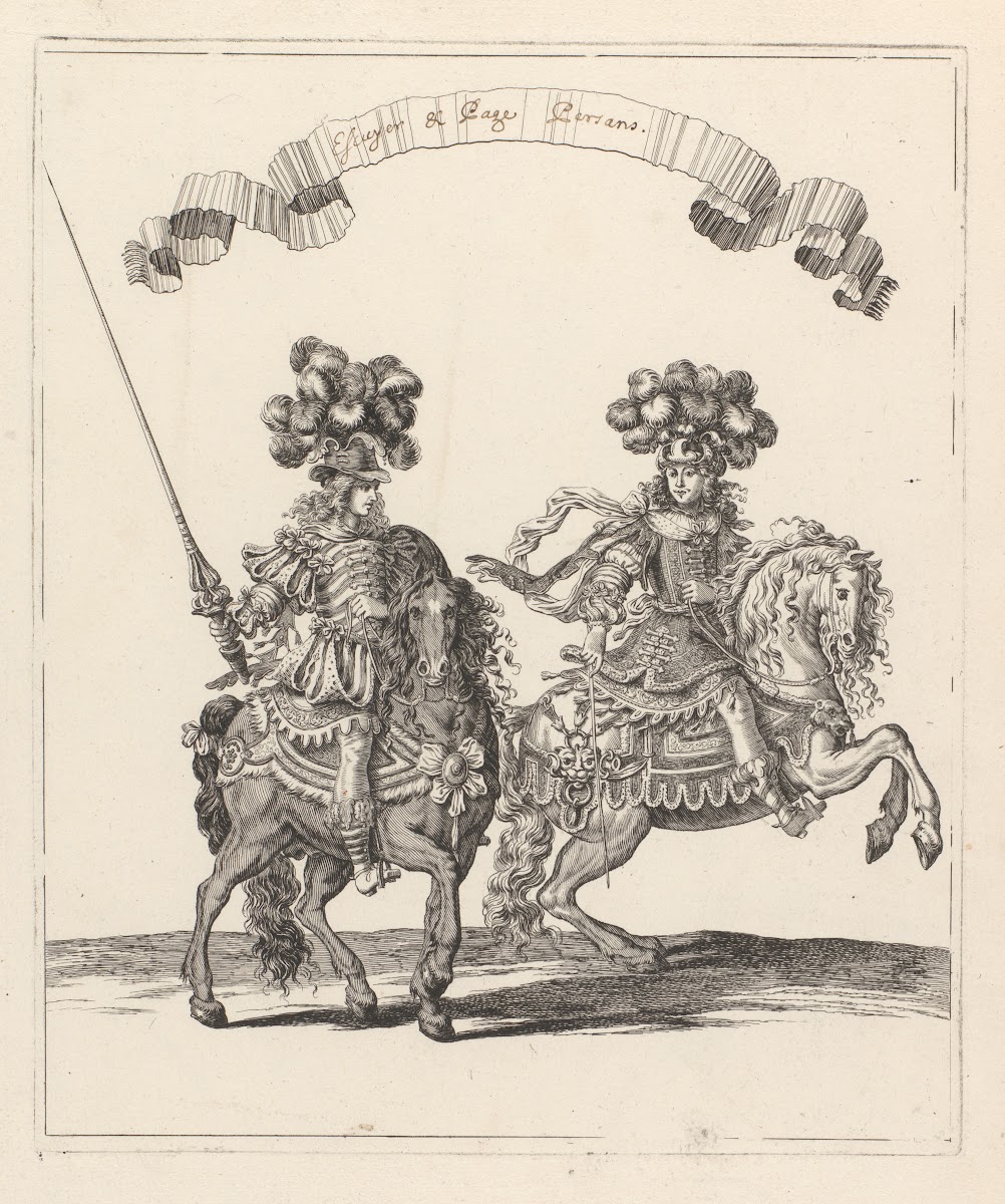 Escuyer et page Persans 1670