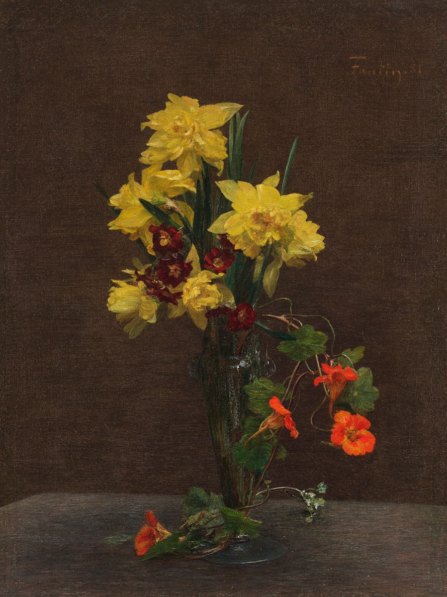 Jonquilles et capucines 1881