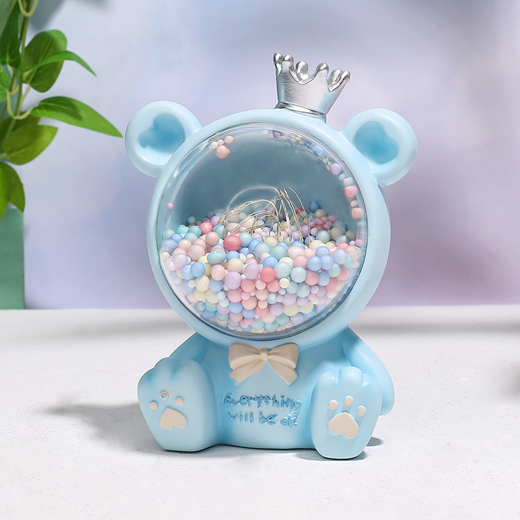 Decorative astronaut night light with star light