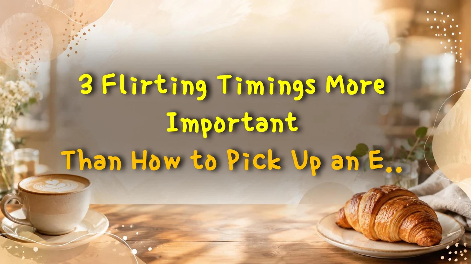 3 Flirting Timings More Important Than How to Pick Up an ENFP Girl (It's Lit)