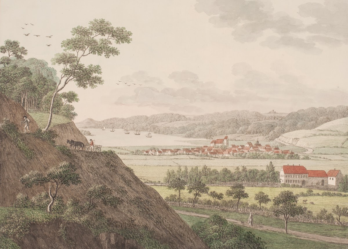 Vejle fra nordvest 1821  1822