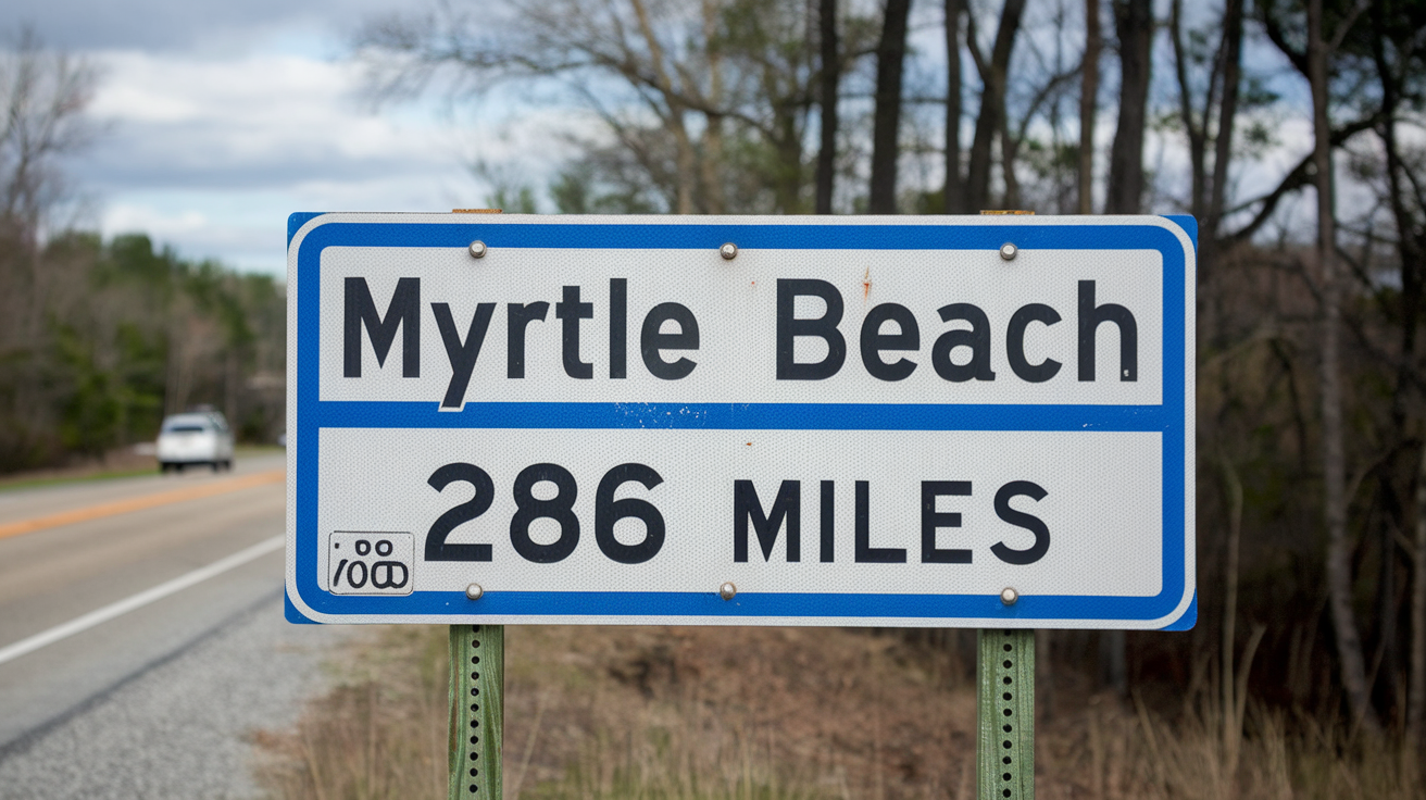 Distance and Travel Guide: Myrtle Beach from Patrick Springs, VA