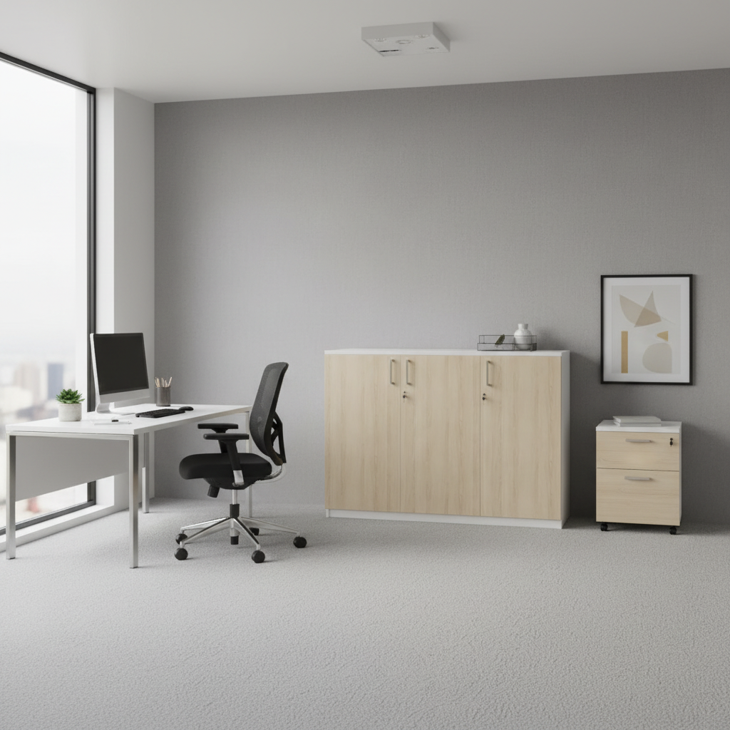 RADAR Color Three-Door (Low Height) Storage Cabinet