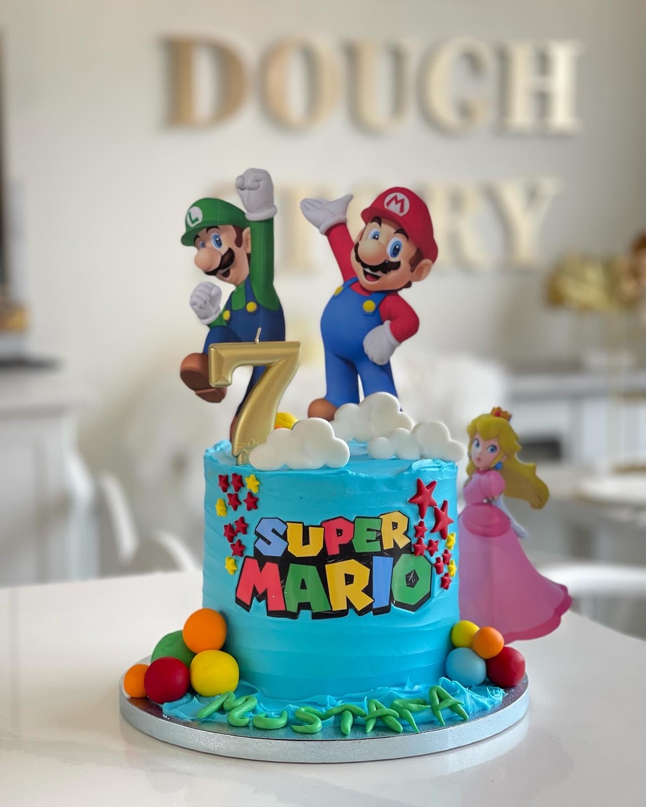Super Mario birthday cake