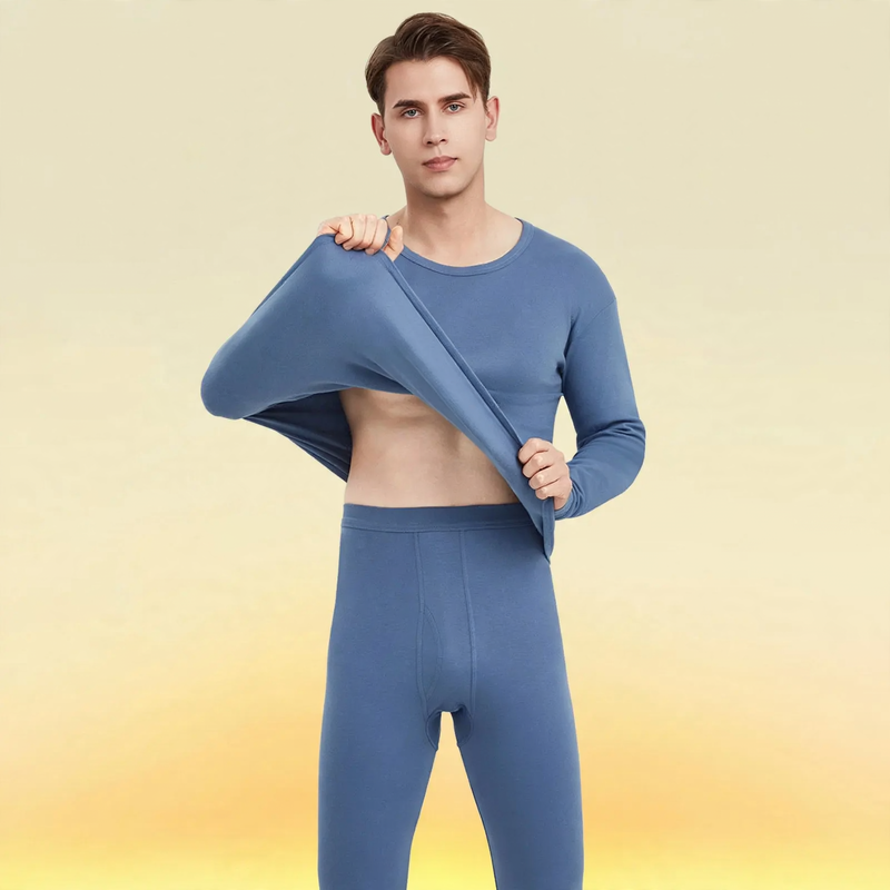 Men's Thermal Set made of Cotton, Antibacterial