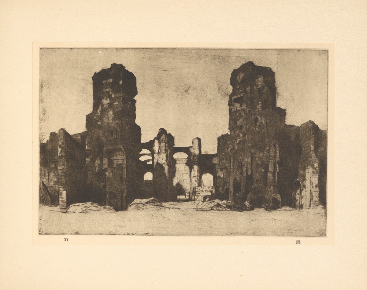The baths of Caracalla 19th century