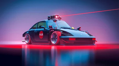 Khyzyl Saleem, Car, Cgi, Porsche, Porsche 930S 5K Wallpaper Background