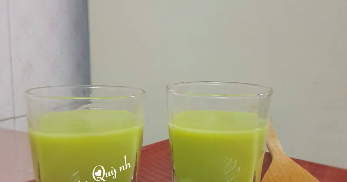 Sữa đậu xanh lá dứa