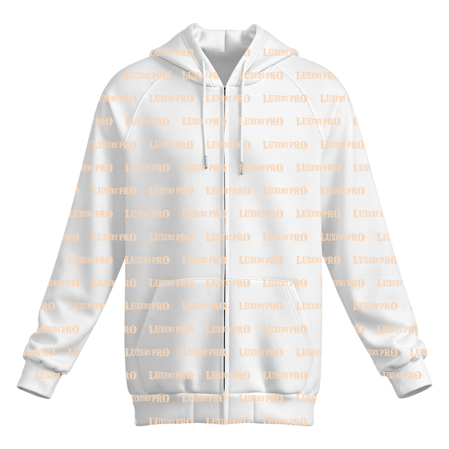 AOP GTS Raglan Sleeve Zip Up Sweatshirt with Double Hood 230g