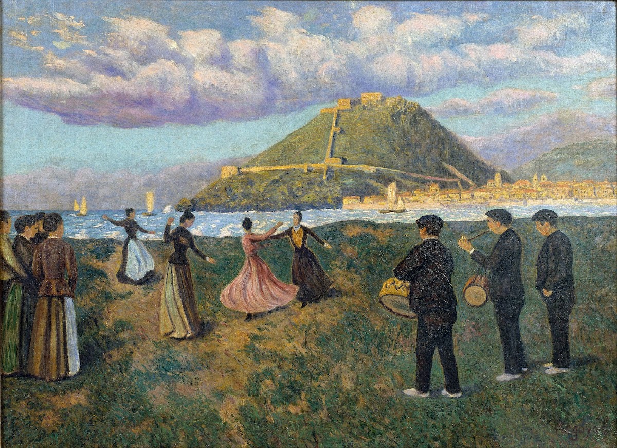Basque Celebration dance at El Antiguo San Sebastián circa 1890