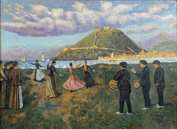 Basque Celebration dance at El Antiguo San Sebastián circa 1890