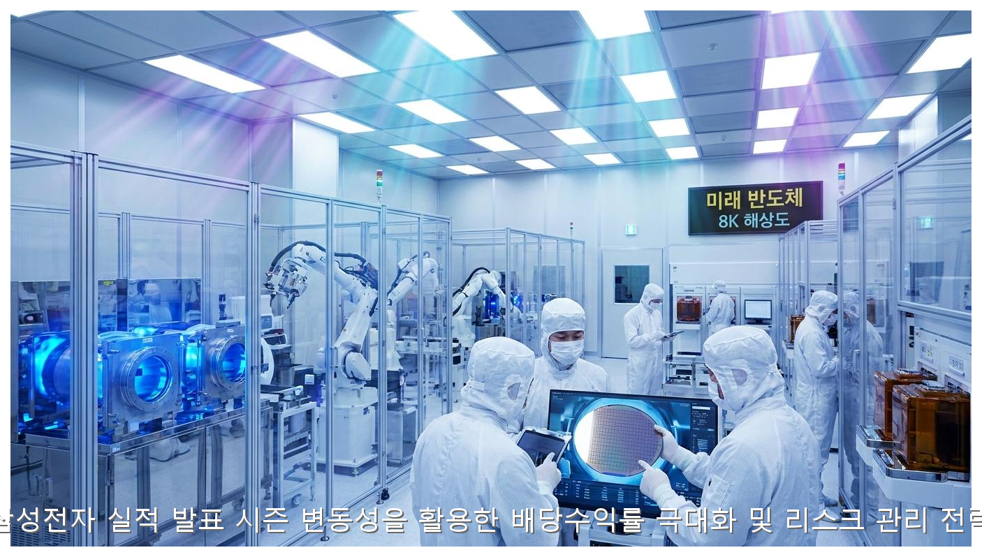 삼성전자 실적 발표 시즌 변동성을 활용한 배당수익률 극대화 및 리스크 관리 전략 핵심 안내 및 분석 인포그래픽 (7)