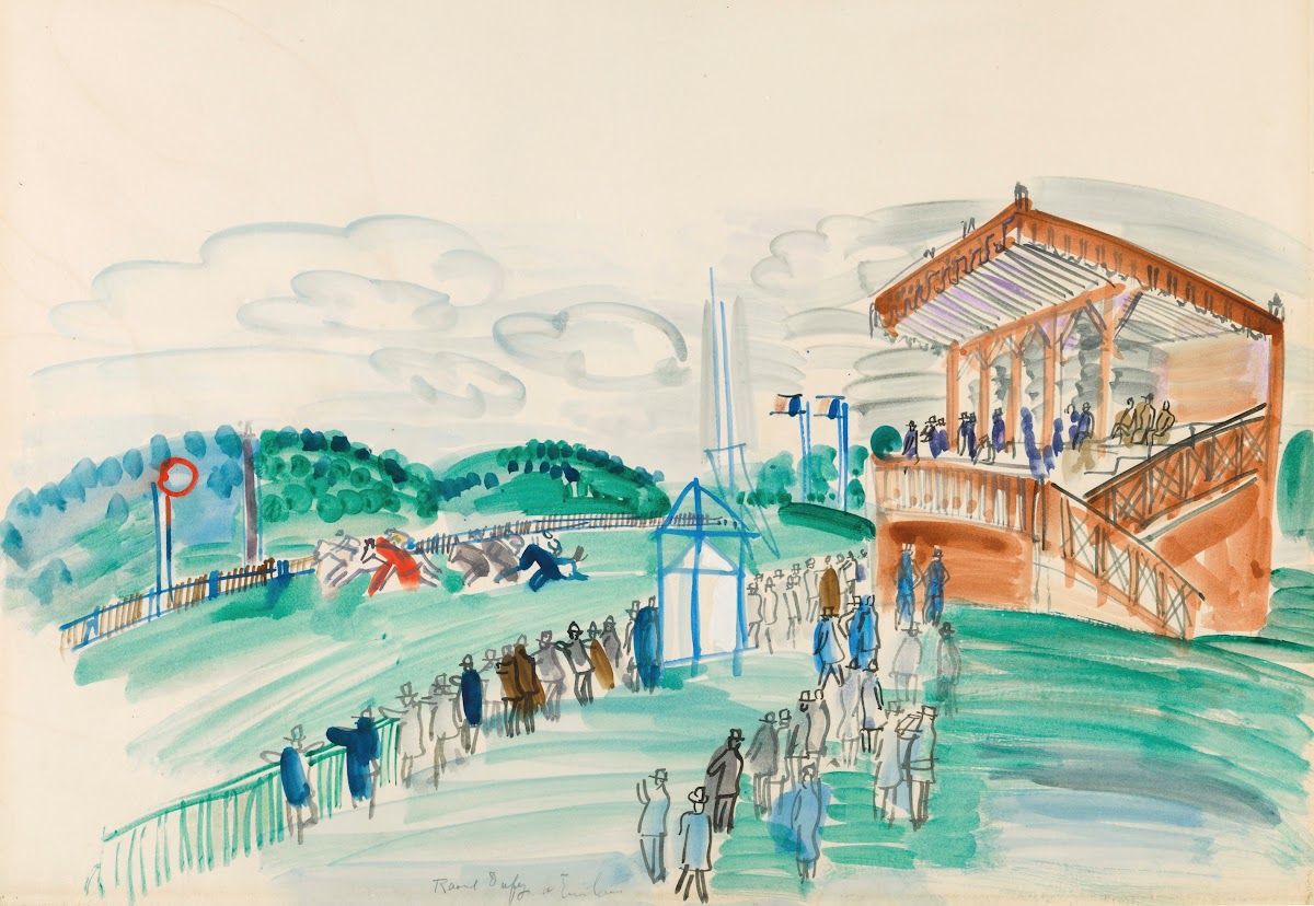 Le départ à Saint Cloud circa 1931