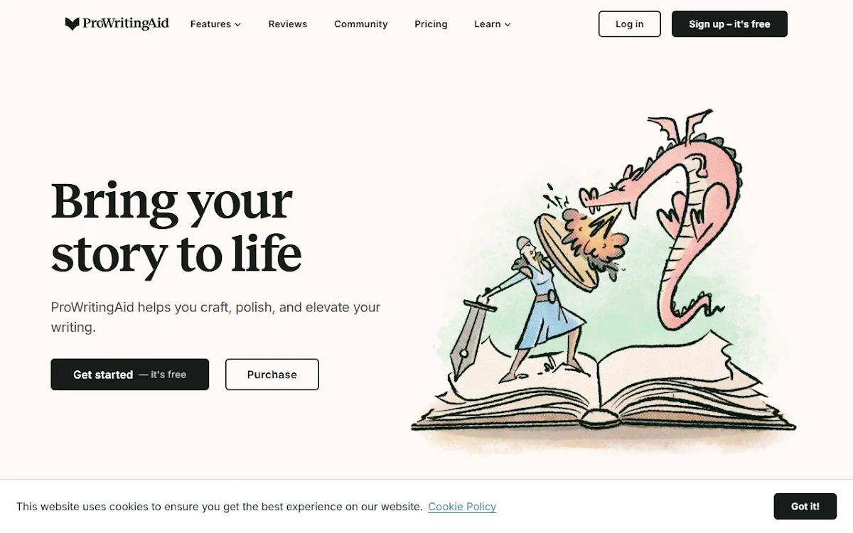 Captura de ProWritingAid