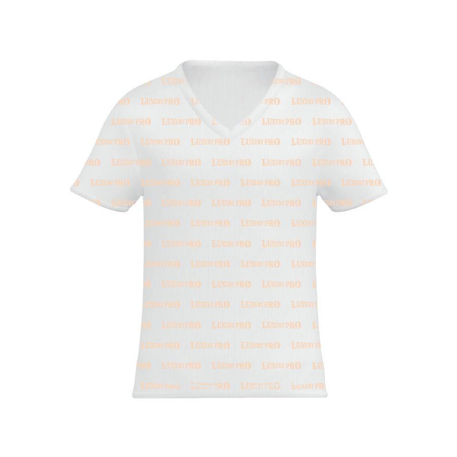 AOP PTH V Neck Short Sleeve