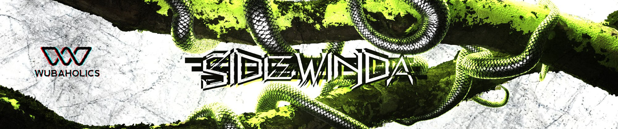 Sidewinda banner, Wubaholics lockup
