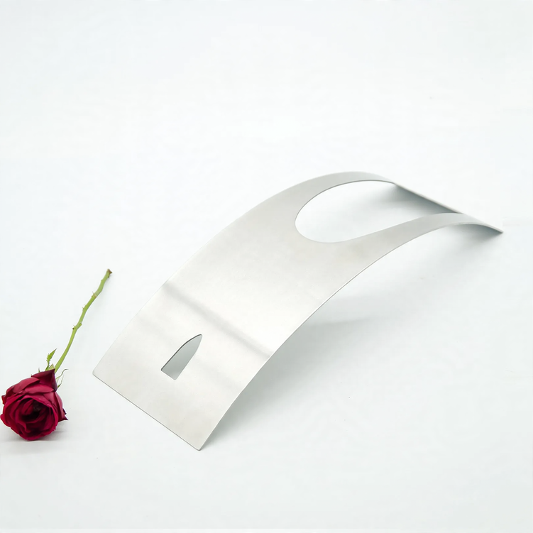 Stainless Steel Wine Bottle Holder, Arch Shape