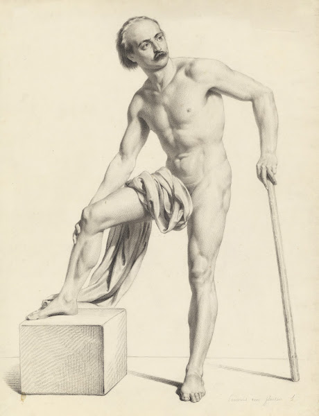 Standing male nude 1853 1887