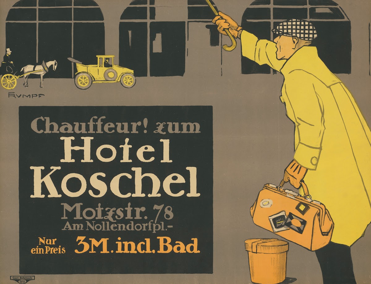 Chauffeur Zum Hotel Koschel 1910   1913