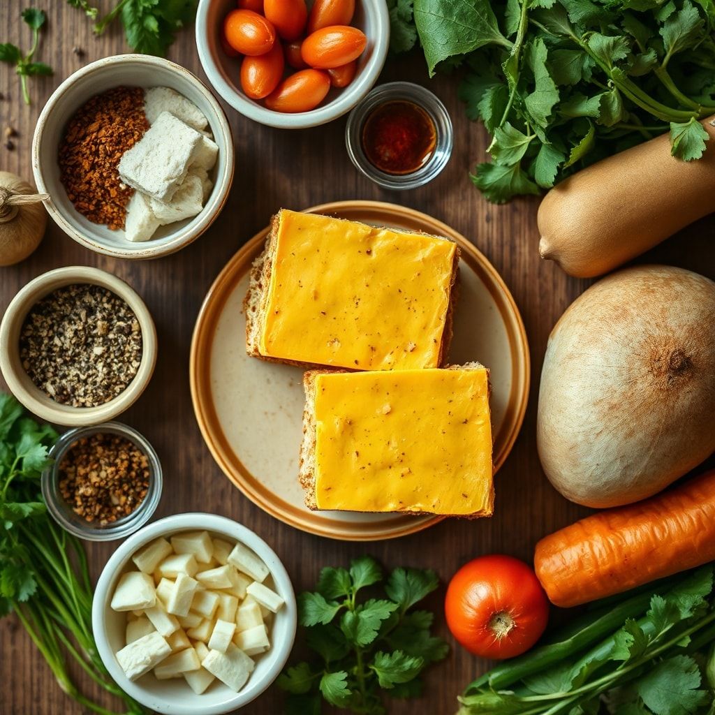 Ingredients for Mini Grilled Cheese Sandwiches – Easy Homemade Comfort Bites