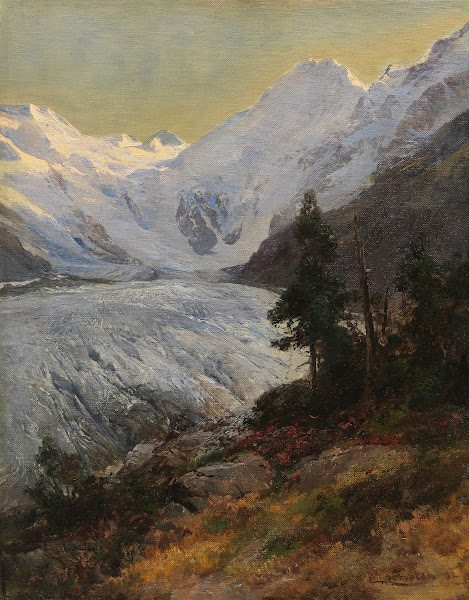 Am Morteratschgletscher 1903