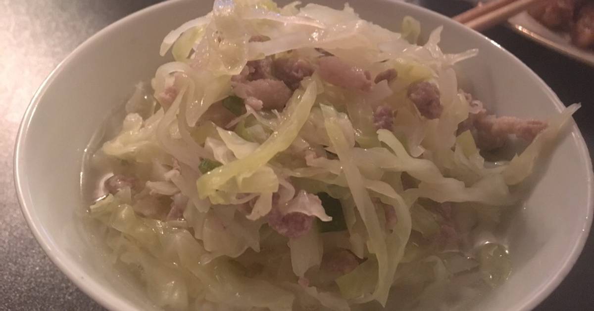 Canh bắp cải thịt bằm