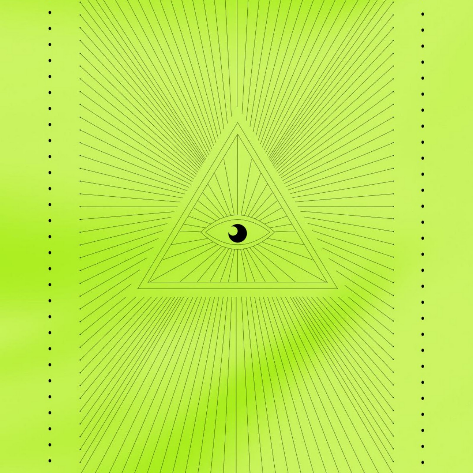 Download All Seeing Eye Sunburst Art Full HD iPhone