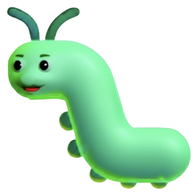 幼虫のアイコン