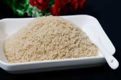 Để cho hạt nêm nguội hẳn mới cho đường vào trộn đều, cất hạt nêm heo trong hũ sạch và đậy nắp kín sử dụng dần.