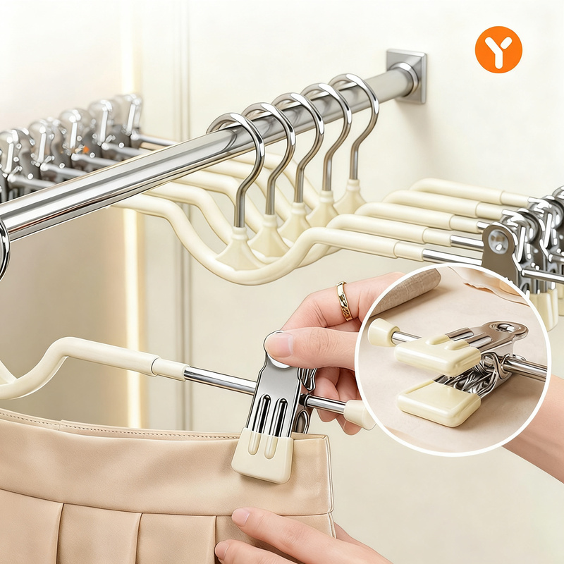 Plastic Trouser Clamp, Simple Design