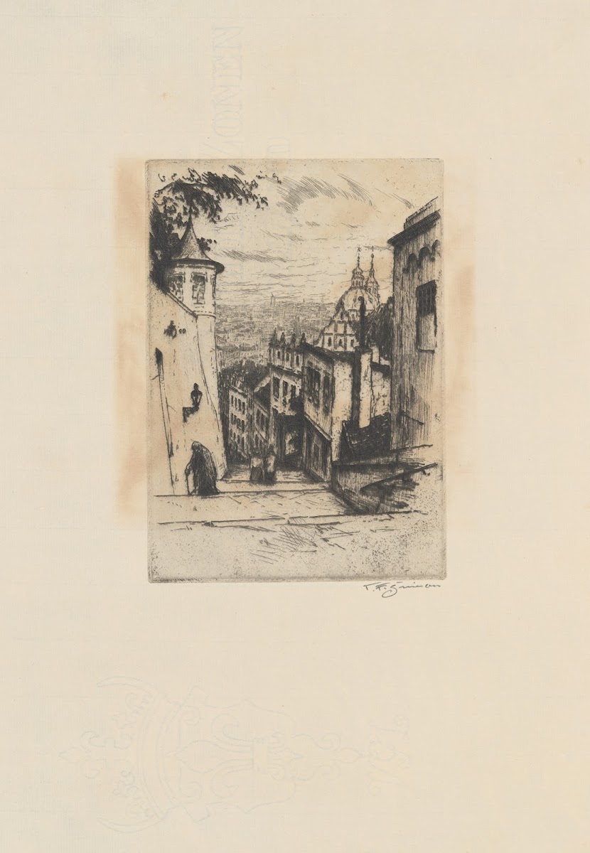 The new Castle stairway 1911